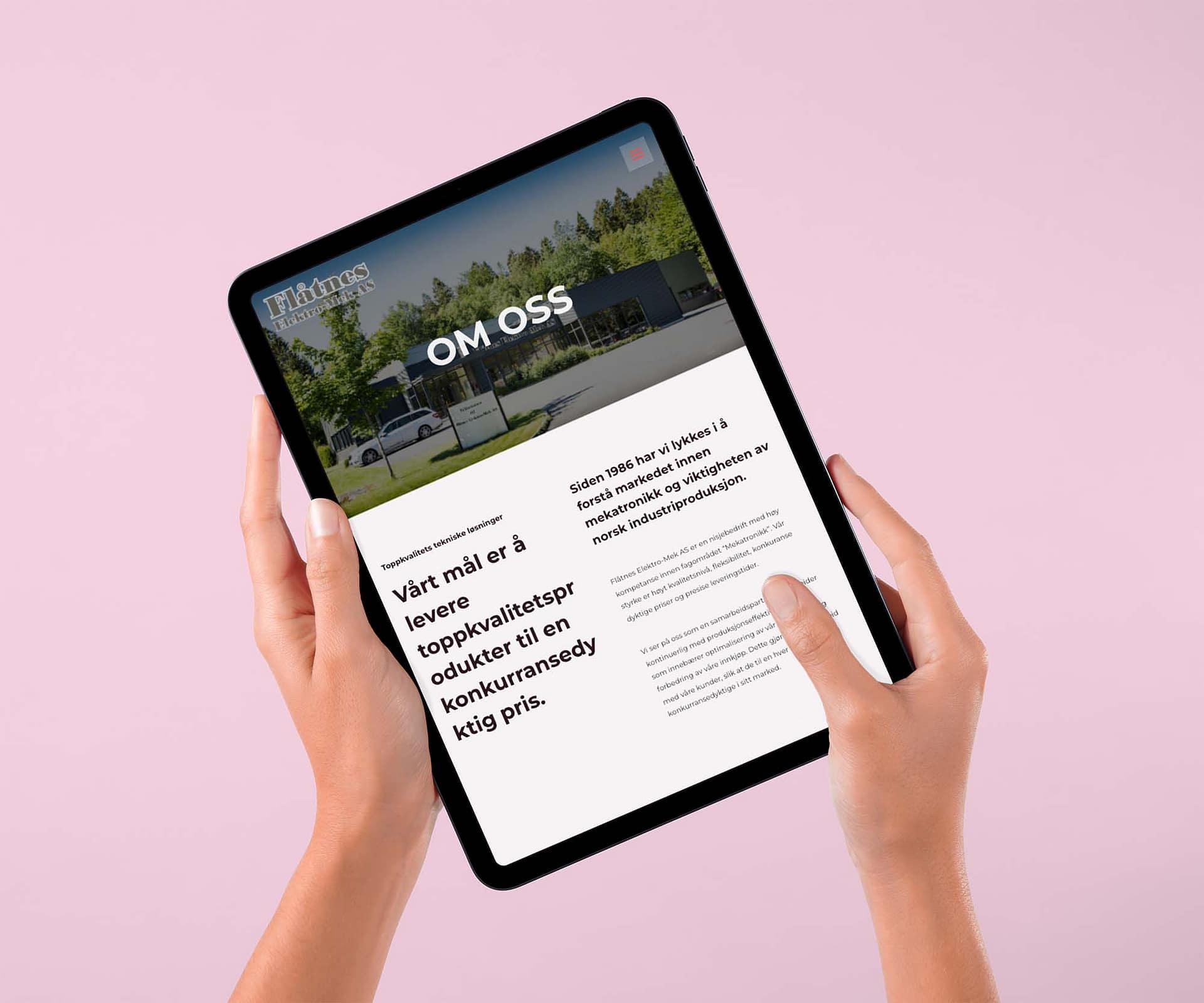 Mockup iPad Flaatnes